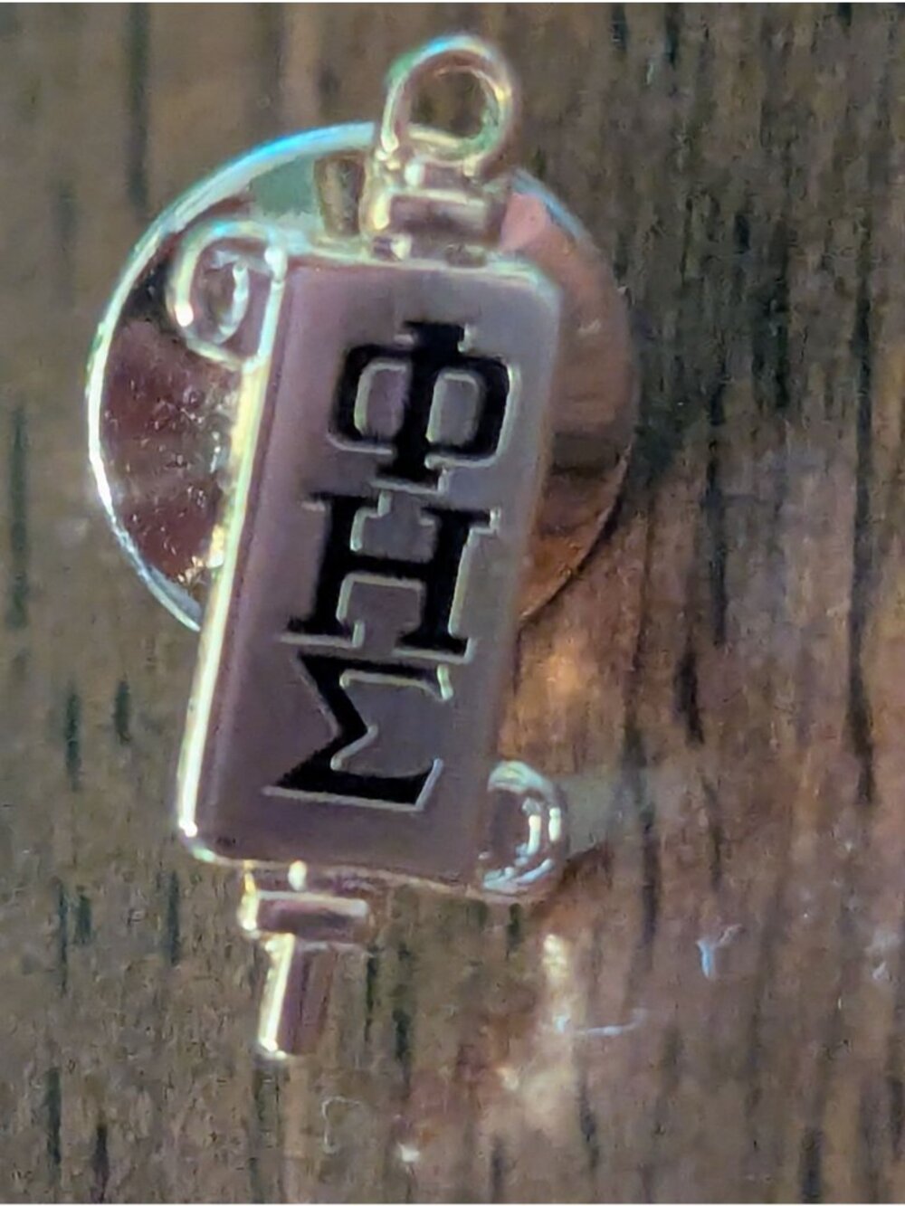 Phi Eta Sigma Gold Metal Lapel Pin Greek Letters ΦΗΣ Honor Society Badge